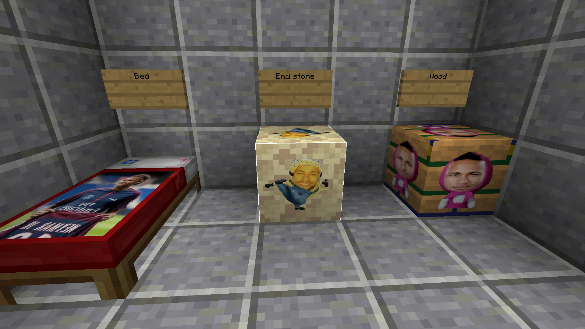 Retextured blocks