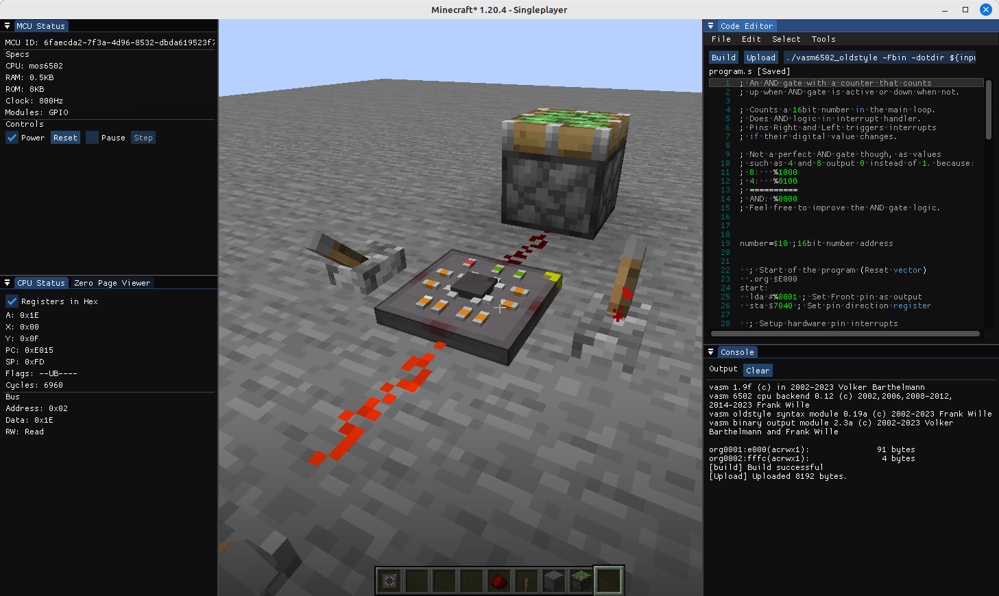 CodeNode Microcontrollers - Minecraft Mod