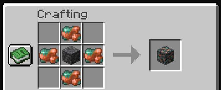 CraftForje Copper Ore Deepslate Crafteo
