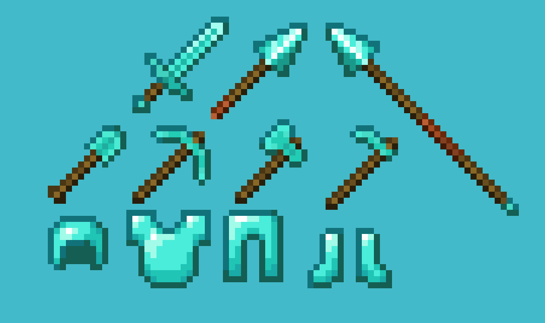recolored diamond all items