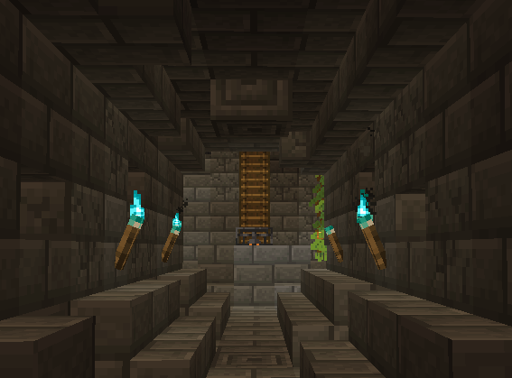 a dungeon hall