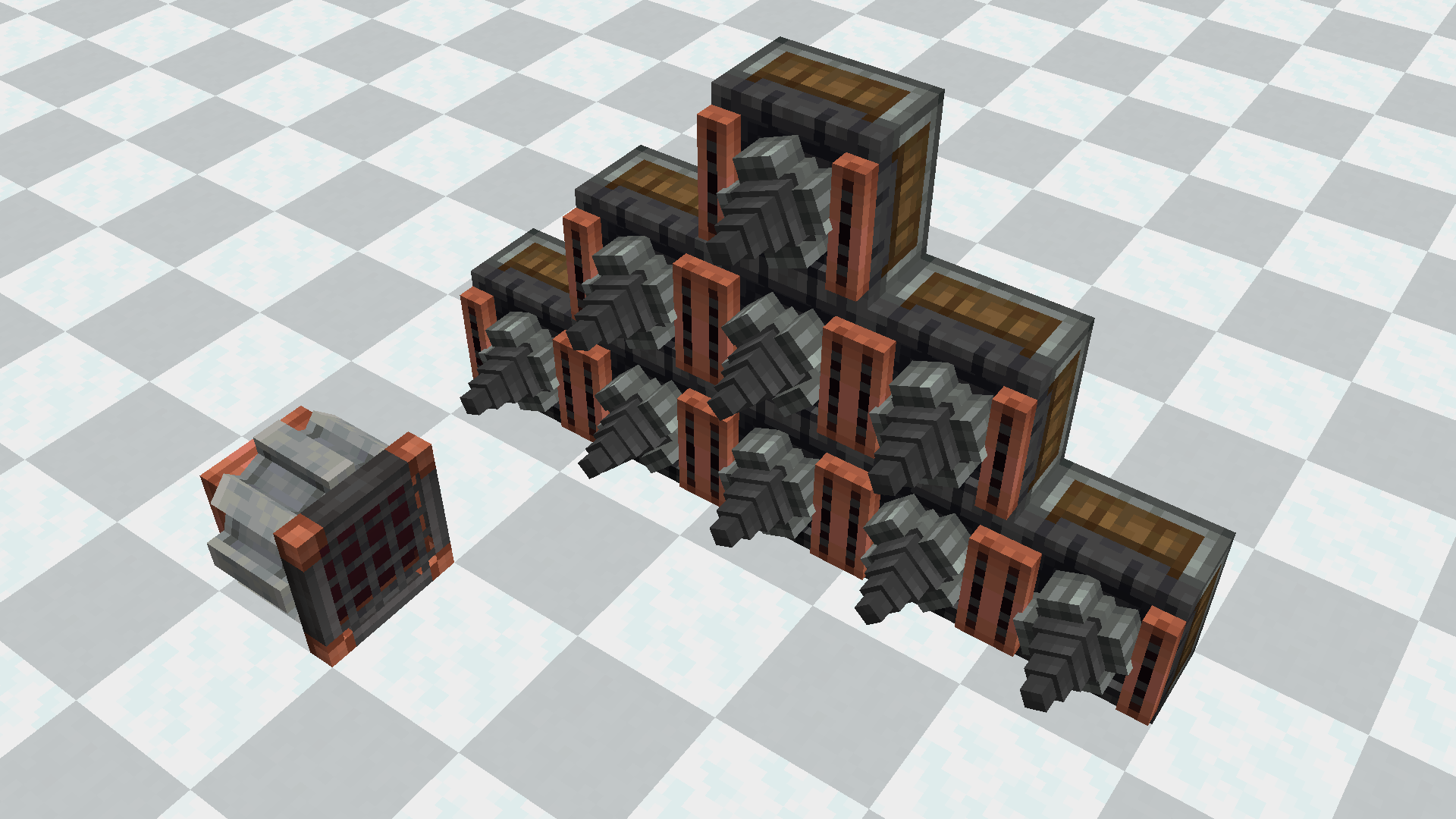 Block and drill attachments