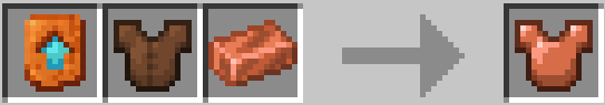 Armor upgrade with copper upgrade template