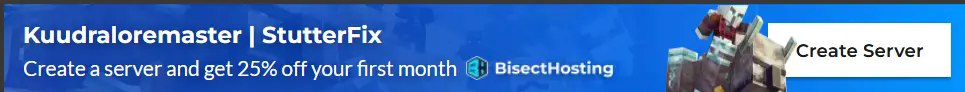 Create a server with BisectHosting!