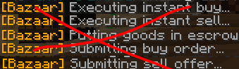 Showing the logs that bazaar cleaner removes