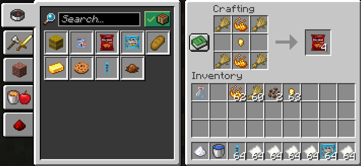 New crafting recipe for Dorito.