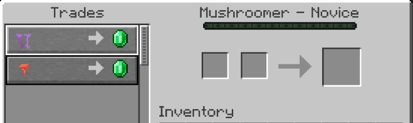 Mushroomer trading window