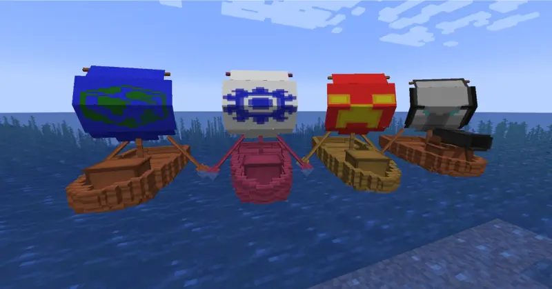 Ships of different colors