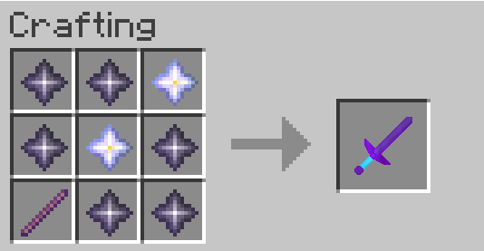 Harcadium Sword Crafting Grid