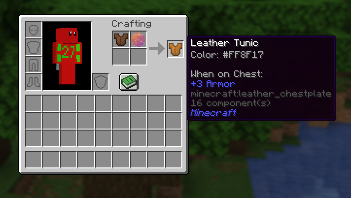 dyeing leather armor