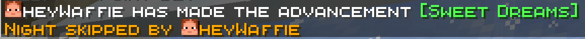 New Skip Message (Can Turn it off)