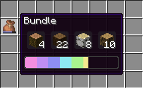 An image showcasing the appearance of the progress bar when a bundle has 44 items inside.