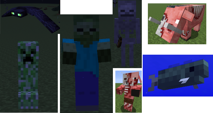 Model texture changes