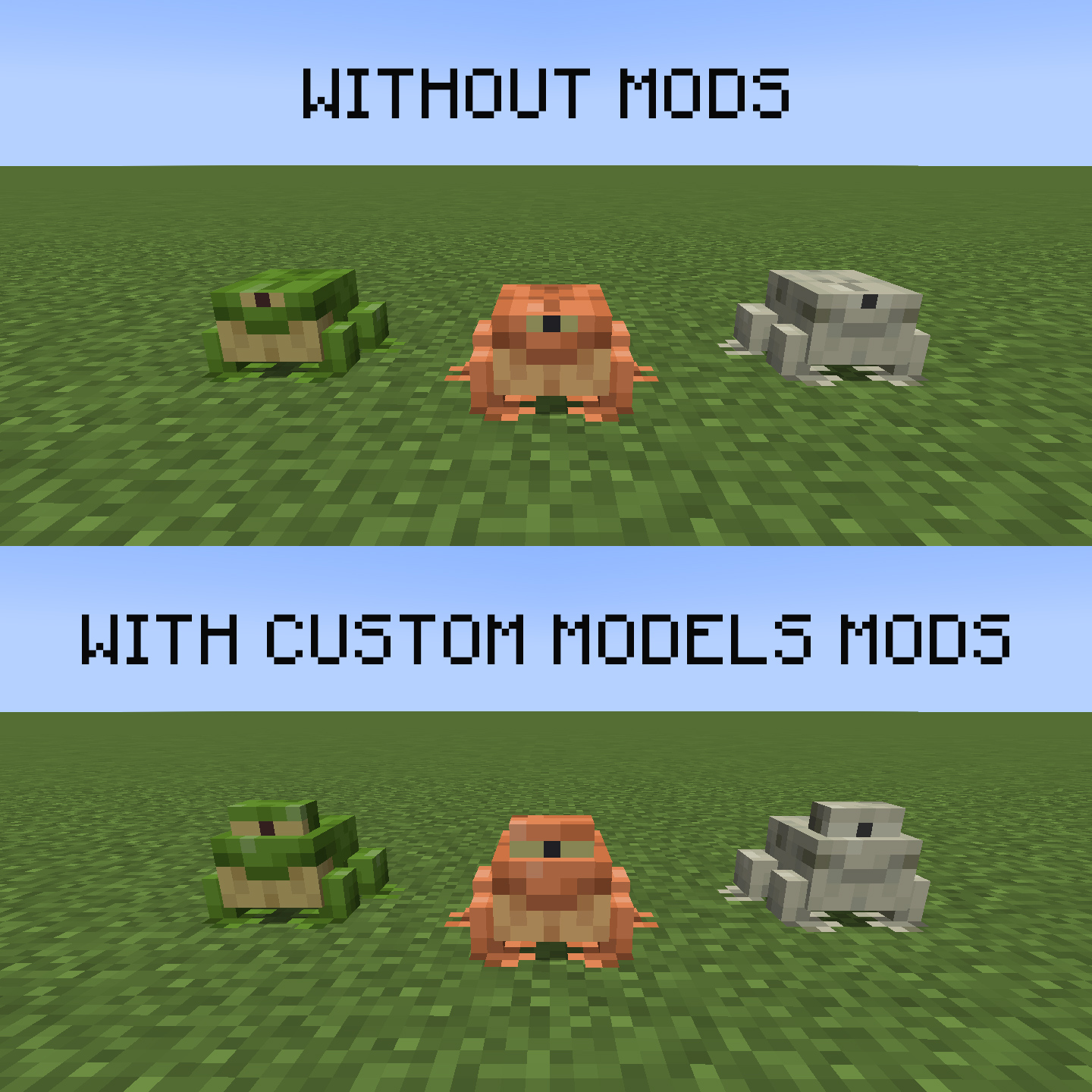 Can be used with or without Optifine!