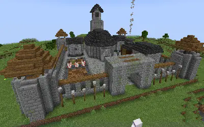 An image of a Cultist Monastery from the outside.