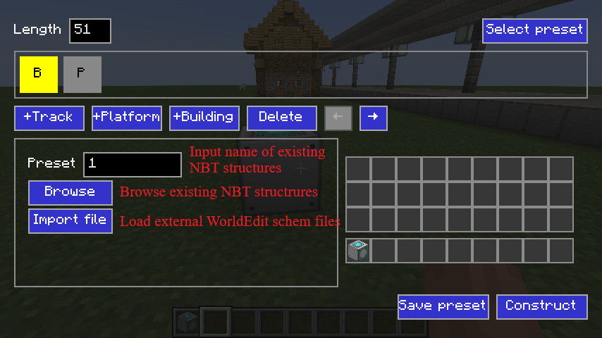 building selector