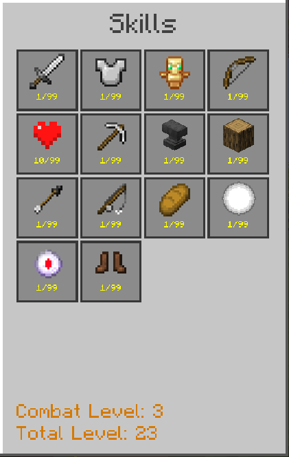 Skill Screen
