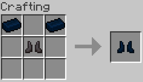 The Crafting Recipe for the Abyssium Boots.