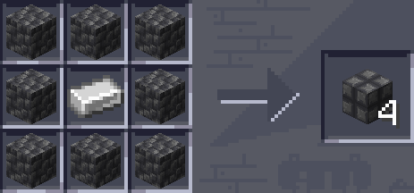 Armored deepslate block craft