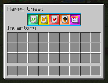 Happy Ghast power-ups