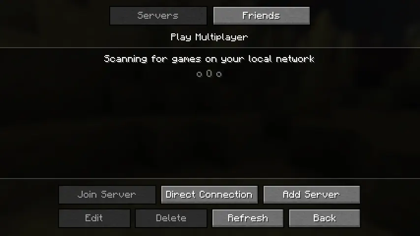 where the friends button is