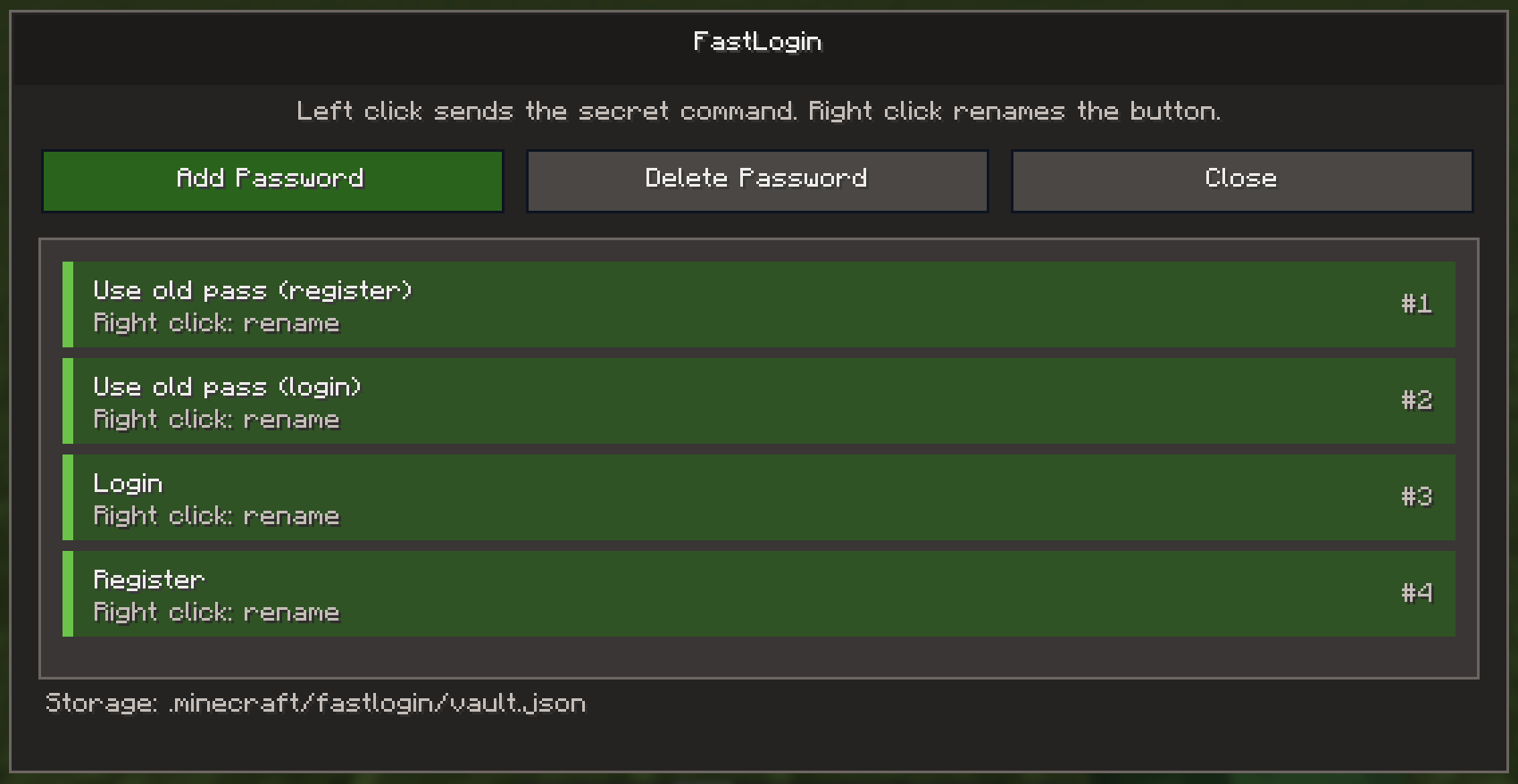 Mod menu