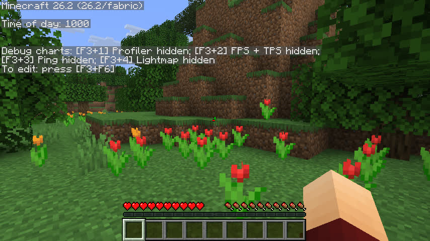 Only showing ticks