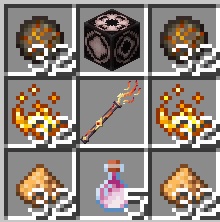 Upgraded Inferno Wand Recipe