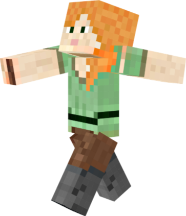 "Minecraft : Packet Edition" alex skin