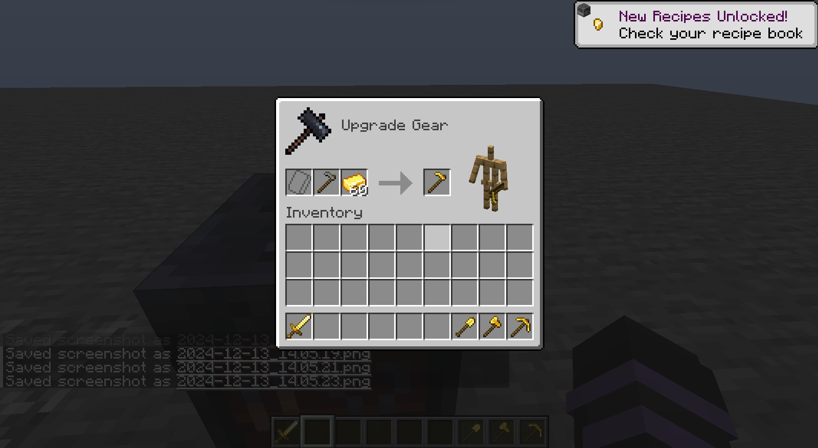 Golden hoe