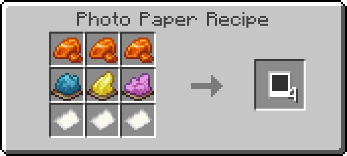 Crafting Recipe for Photo Paper