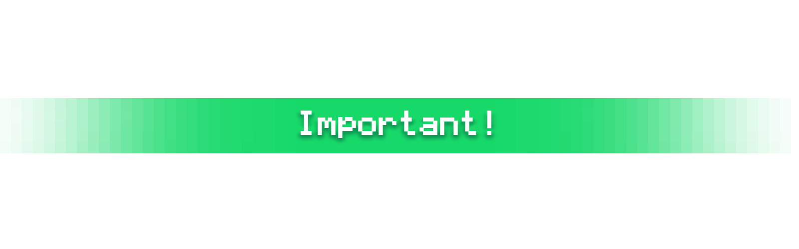 Important
