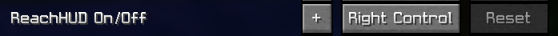 ReachHUD Keybind