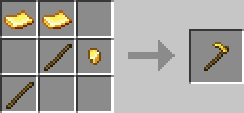 Gold hoe recipe
