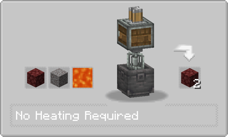 Netherrack can be multiplied by mixing it with gravel and lava in a basin.