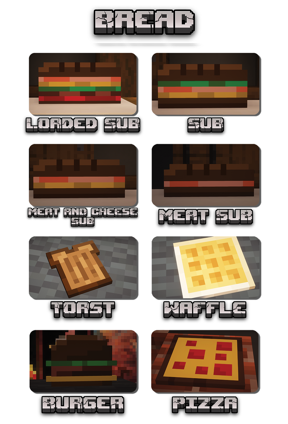 Funky Foods (CIT) Minecraft Texture Pack