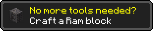 no more tools needed