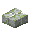 Mossy Polished Andesite Brick Slab