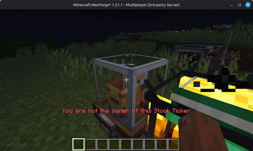 Access denied message