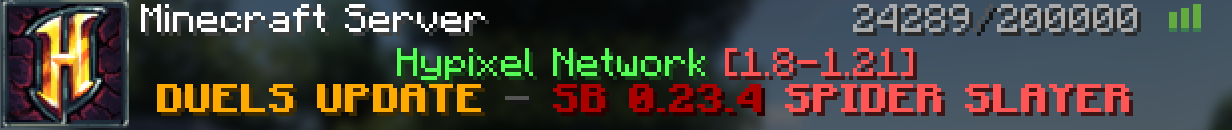 Full Ping on a server list