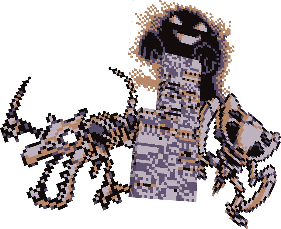 An amalgamation of all the original Missingno spirtes