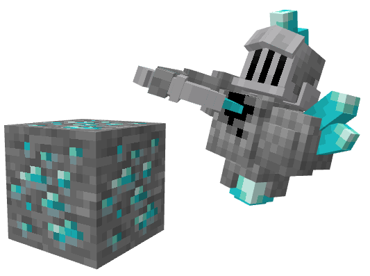 An image showing the evolutions of Bergmite=UV