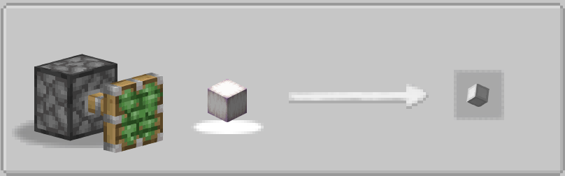 A Just Enough Items recipe viewer screenshot containing a sticky piston pulling at a froglight to produce an orb of scale