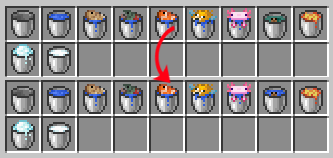 Before and after bucket textures.