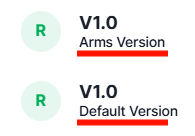 Versions