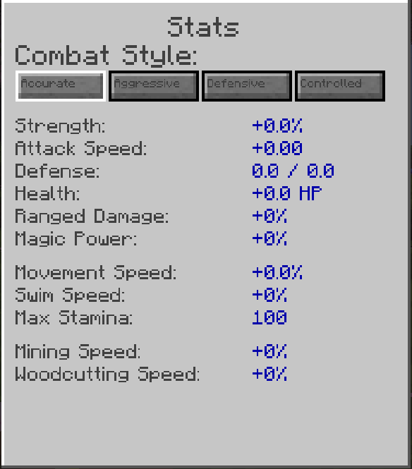Character Screen