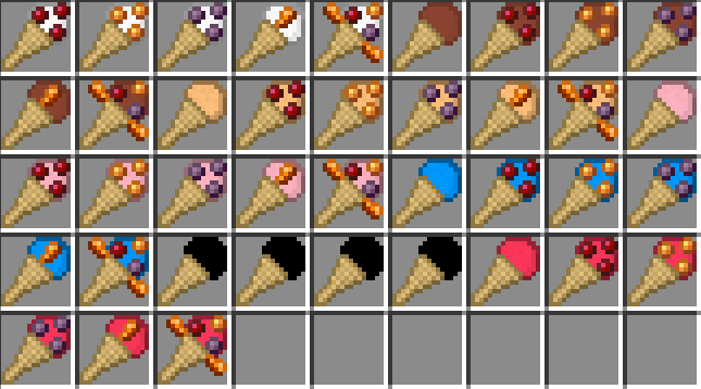 The creams & ice creams of V1.25 (pt2)