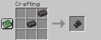 Crafting Builder's Gauntlet using 2 netherite ingots
