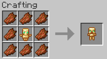 Rotting totem of undying crafting recipe, 8 rotten flesh around a totem