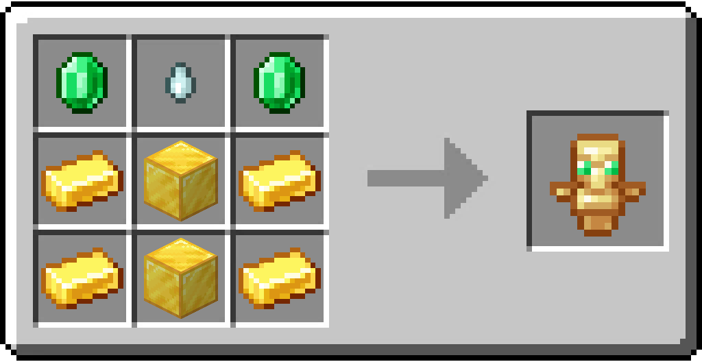 You can craft a Totem of Undying using 1 ghast tear, 2 emeralds, 2 gold blocks, and 4 golden ingots.